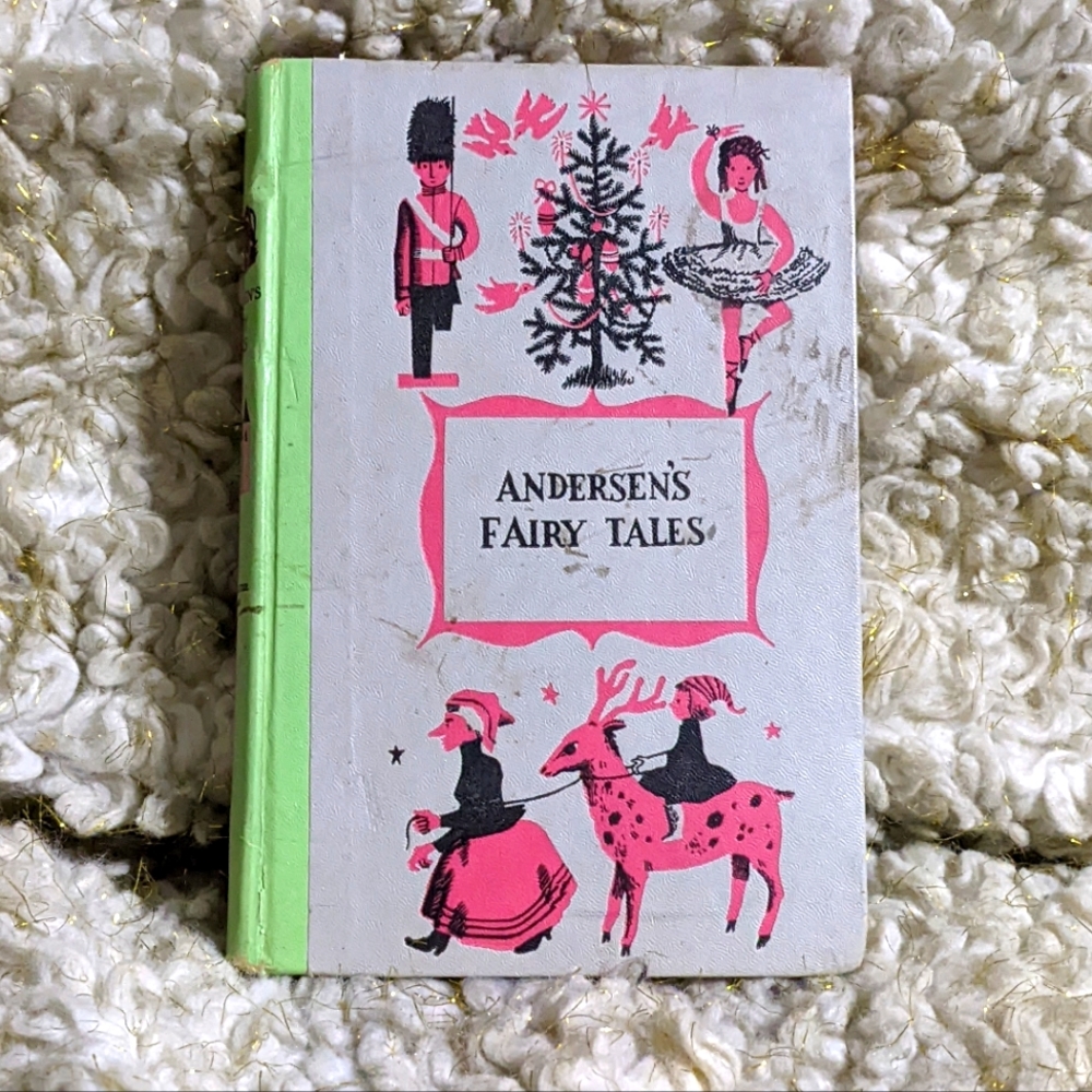 1956 Andersen's Fairy Tales Hardcover Book Vintage Classic Collectible Children